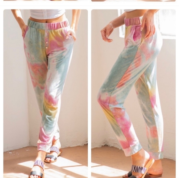 Tie Dye Lounge Pants - Picture 2 of 2